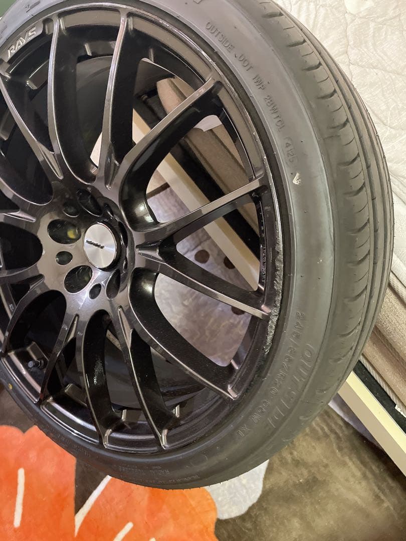 やす　RAYS 20インチ ホムラ　2×7 限定カラー　インナーブラック