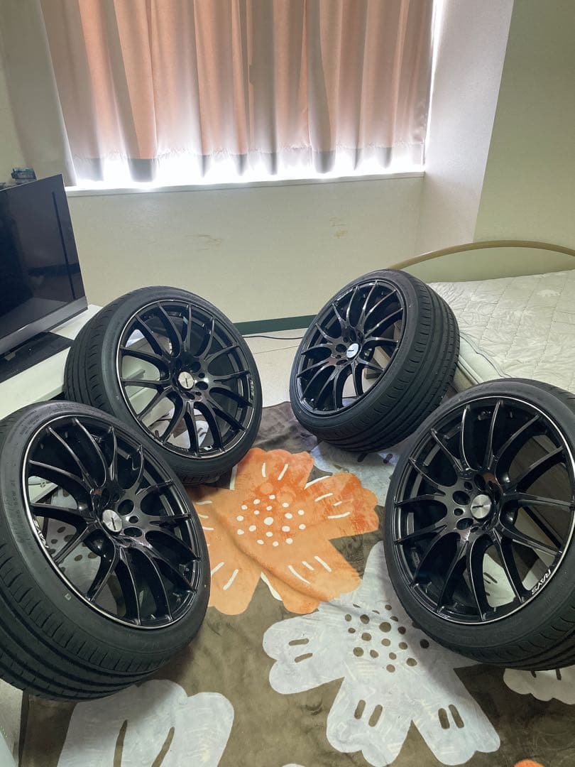 やす　RAYS 20インチ ホムラ　2×7 限定カラー　インナーブラック