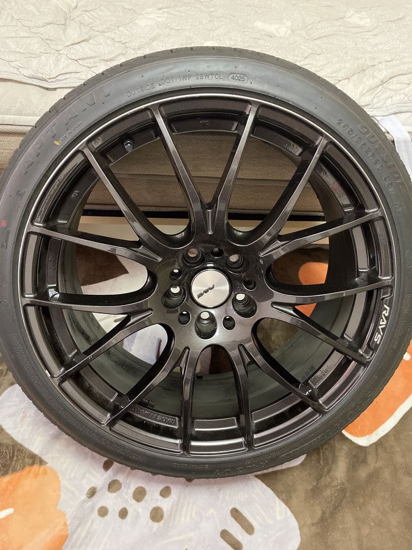 やす　RAYS 20インチ ホムラ　2×7 限定カラー　インナーブラック