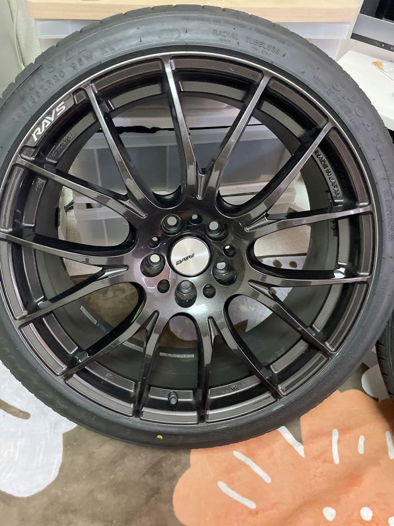 やす　RAYS 20インチ ホムラ　2×7 限定カラー　インナーブラック