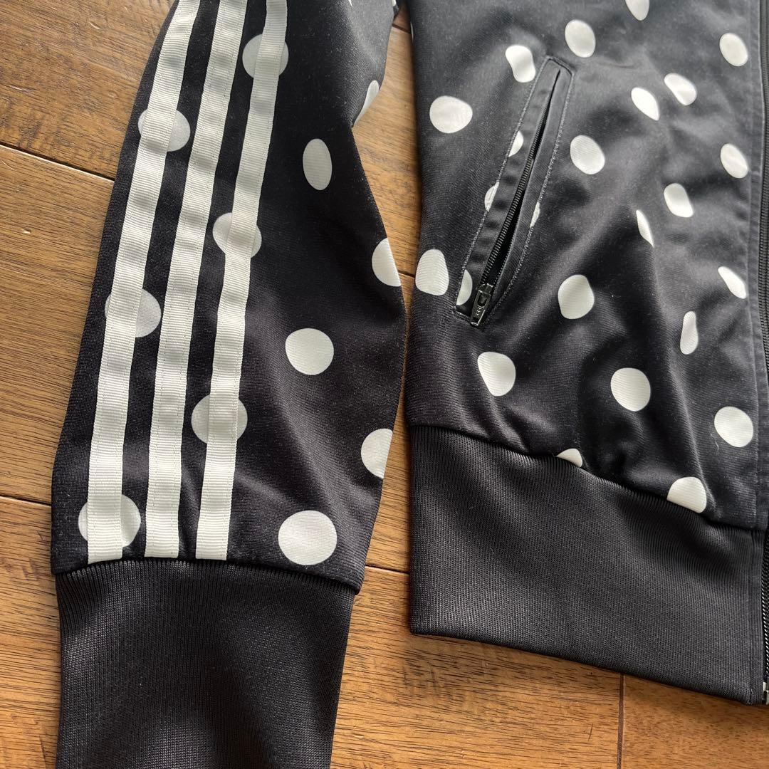 adidas 背面トレフォイル　水玉　ジャージ　サイズOT