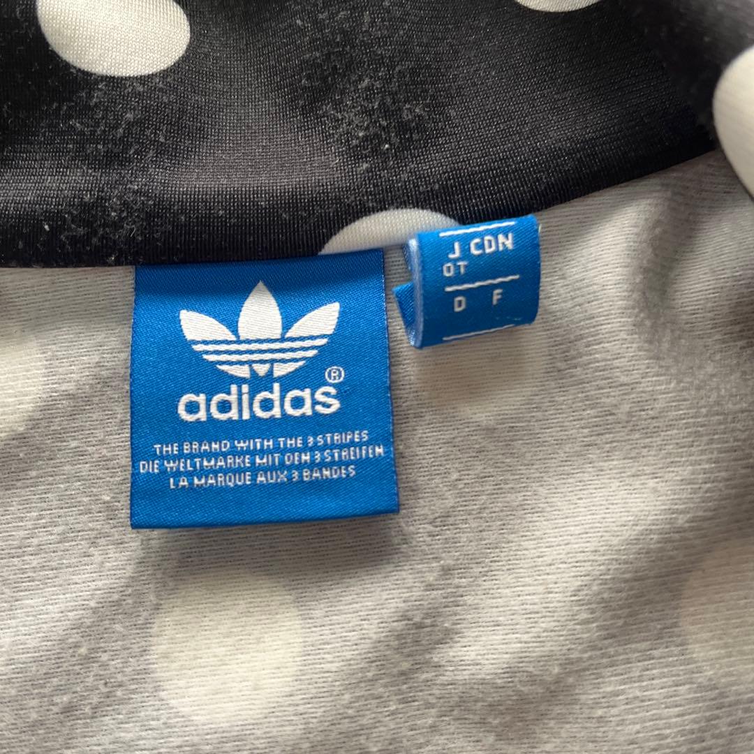 adidas 背面トレフォイル　水玉　ジャージ　サイズOT