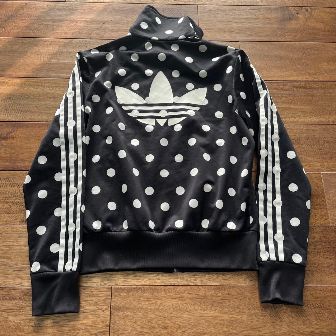 adidas 背面トレフォイル　水玉　ジャージ　サイズOT