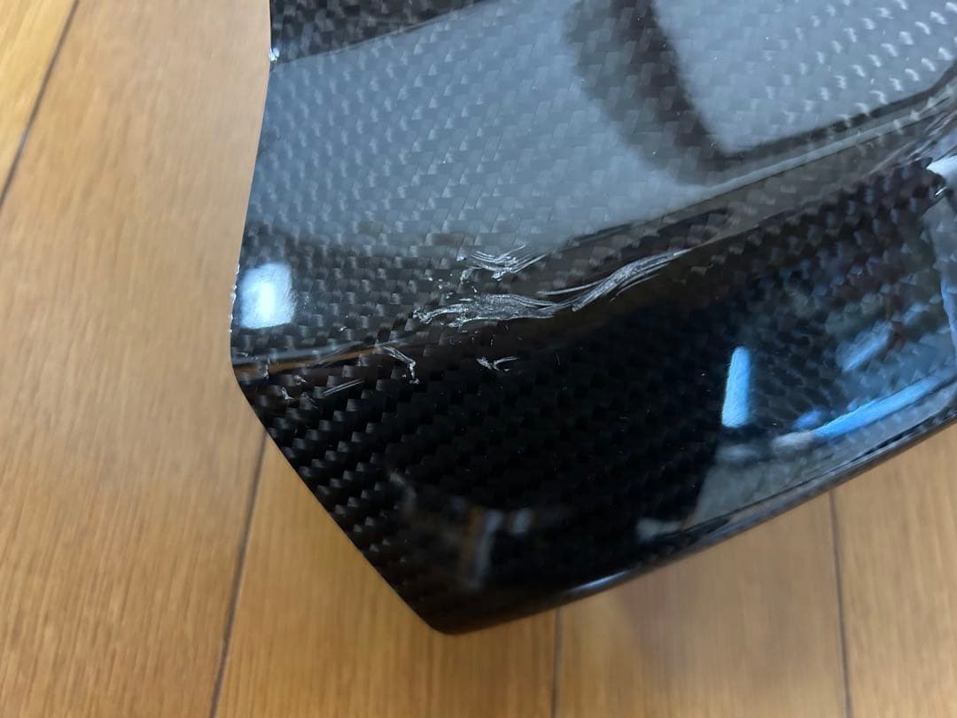 YZF-R7 マジカルレーシング タンクエンド（綾織カーボン製）