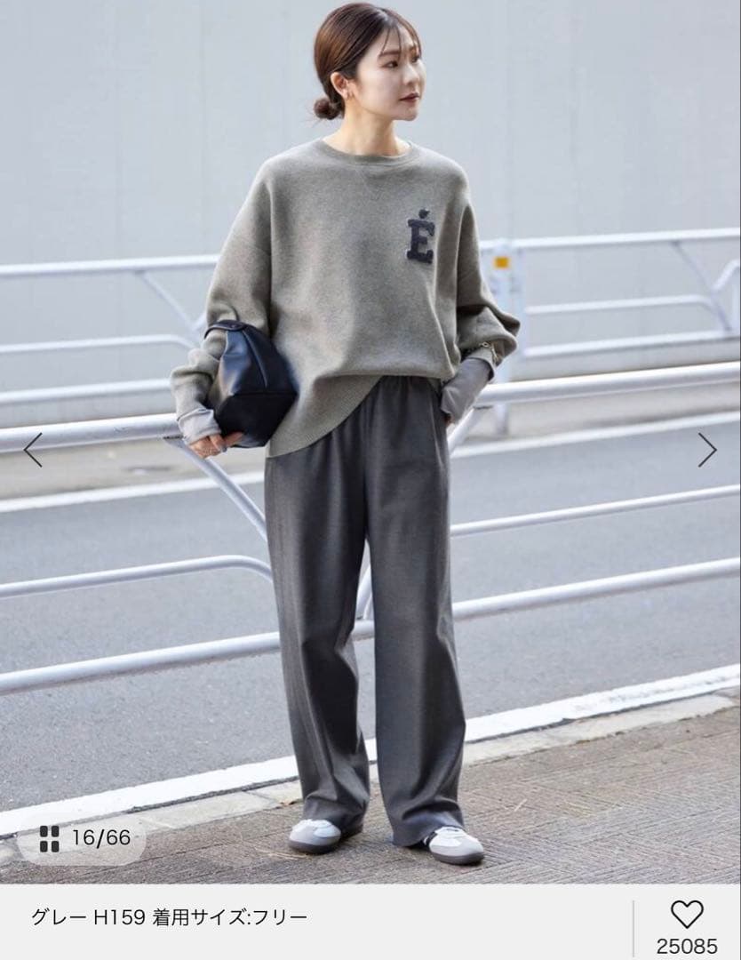 【祝日SALE】本日限定！SLOBE IENAサガラ刺繍スウェットライクニット