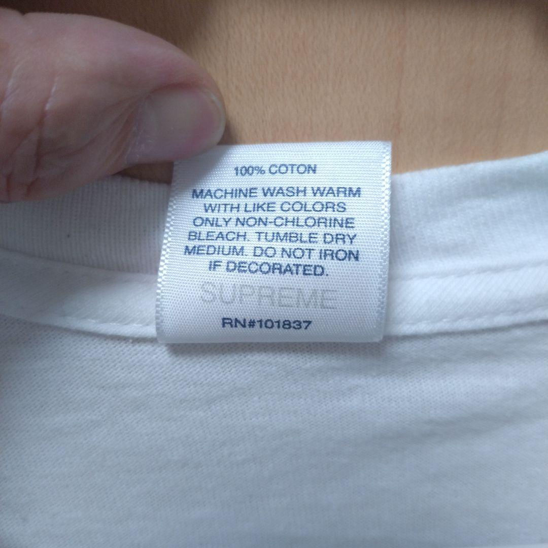 Supreme ボックスロゴロングスリーブTシャツ Mサイズ ホワイト