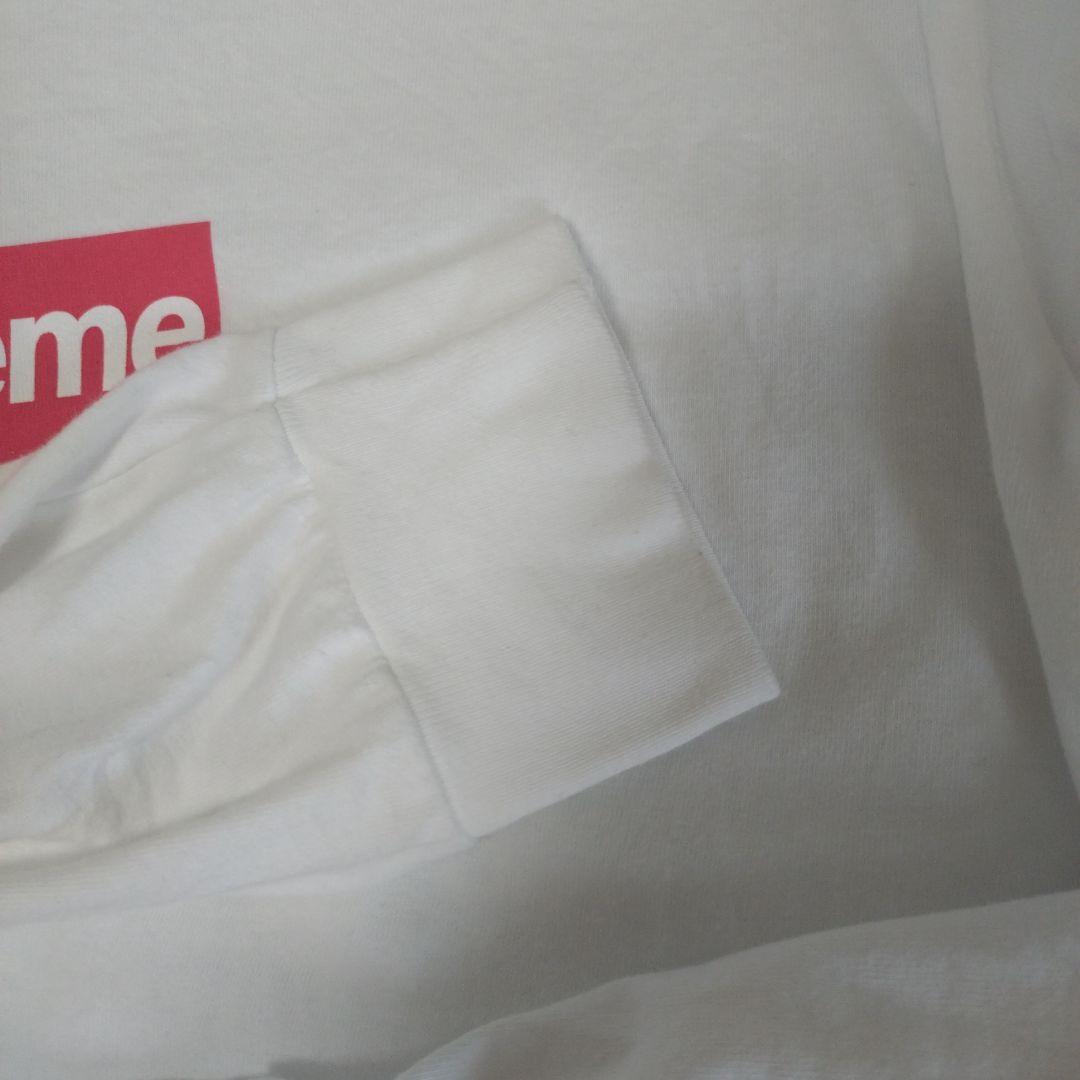 Supreme ボックスロゴロングスリーブTシャツ Mサイズ ホワイト