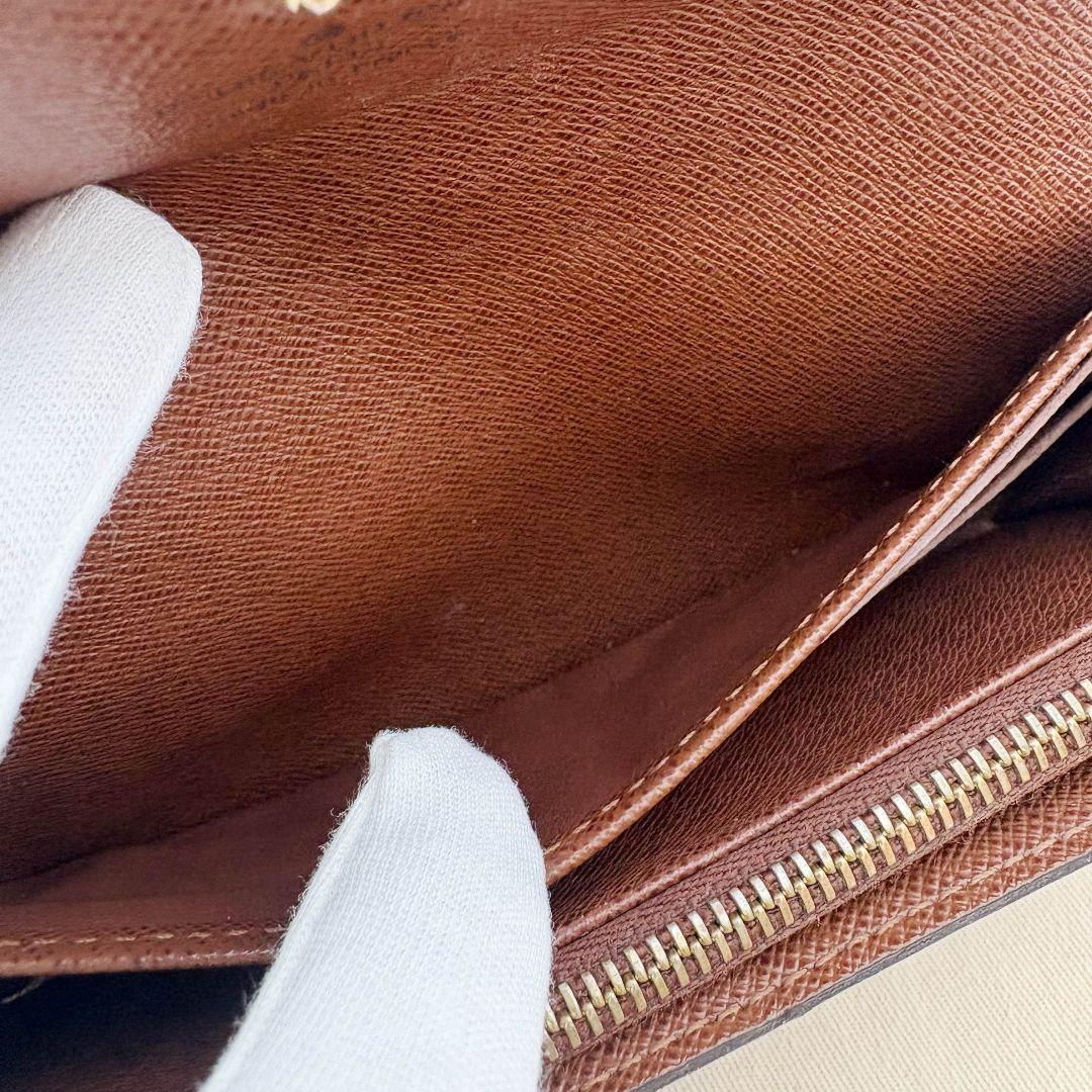 【美品】ルイヴィトン ポルトフォイユ サラ モノグラム 長財布 カード クレディ