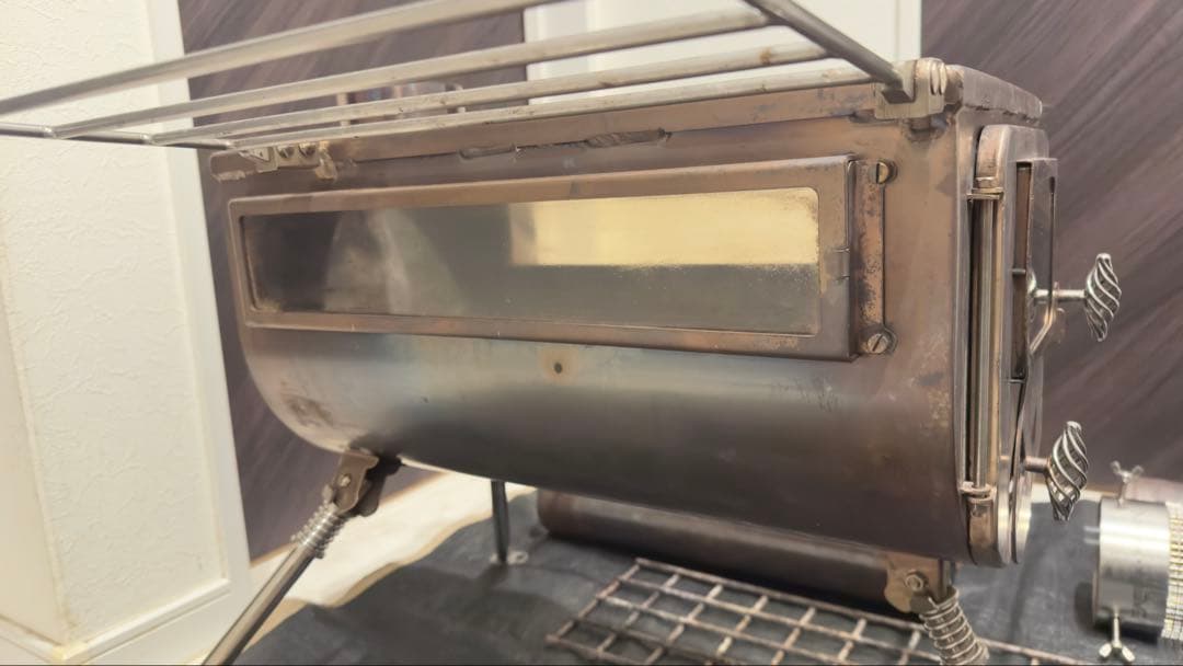 テンマクデザイン ウッド ストーブ サイドヴュー L オプション付き