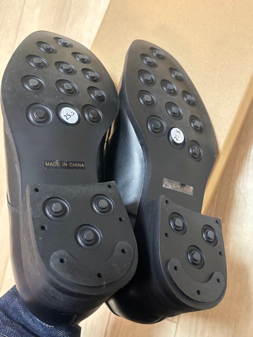 靴 shiun COW LEATHER U-TIP DERBY 41