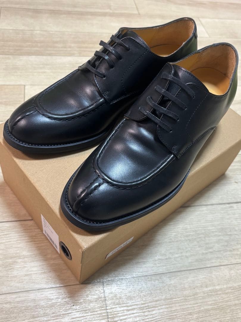 靴 shiun COW LEATHER U-TIP DERBY 41