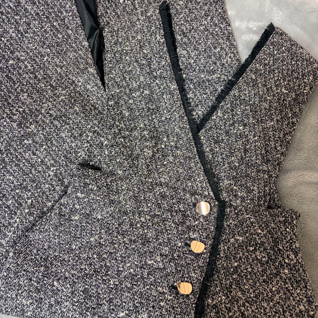 Apuweiser-riche ラップツイードジャンスカ