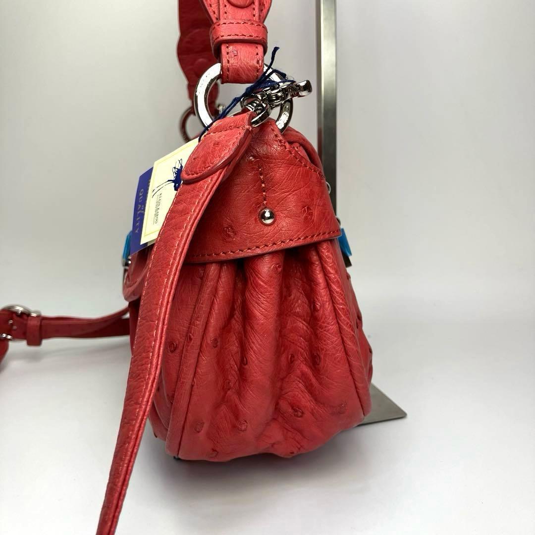 新品未使用　COTO オーストリッチ ショルダーバッグ 2way JRA　ピンク