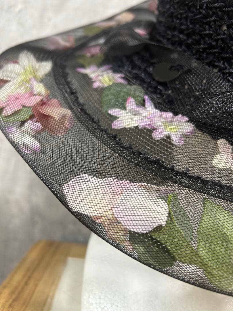 24 貴婦人　マダム　デザイン　ハット　帽子　高級　花びら　レース