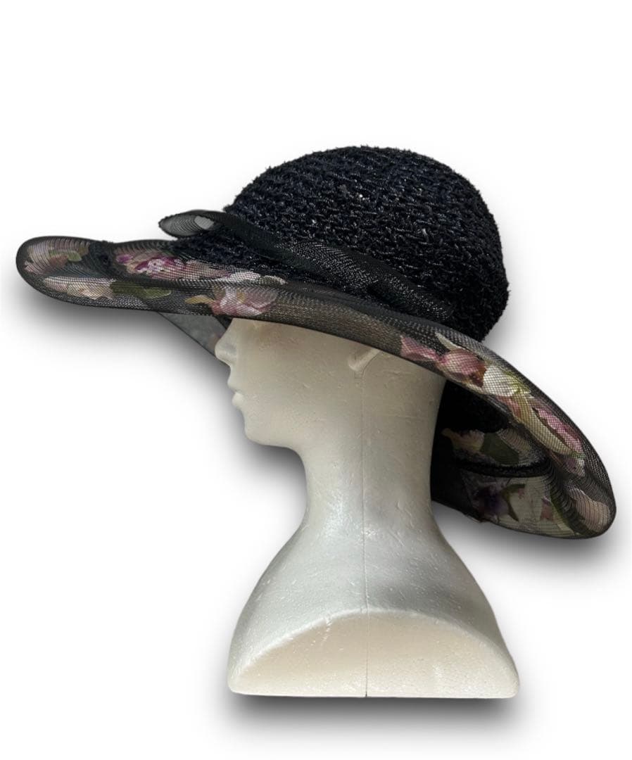 24 貴婦人　マダム　デザイン　ハット　帽子　高級　花びら　レース