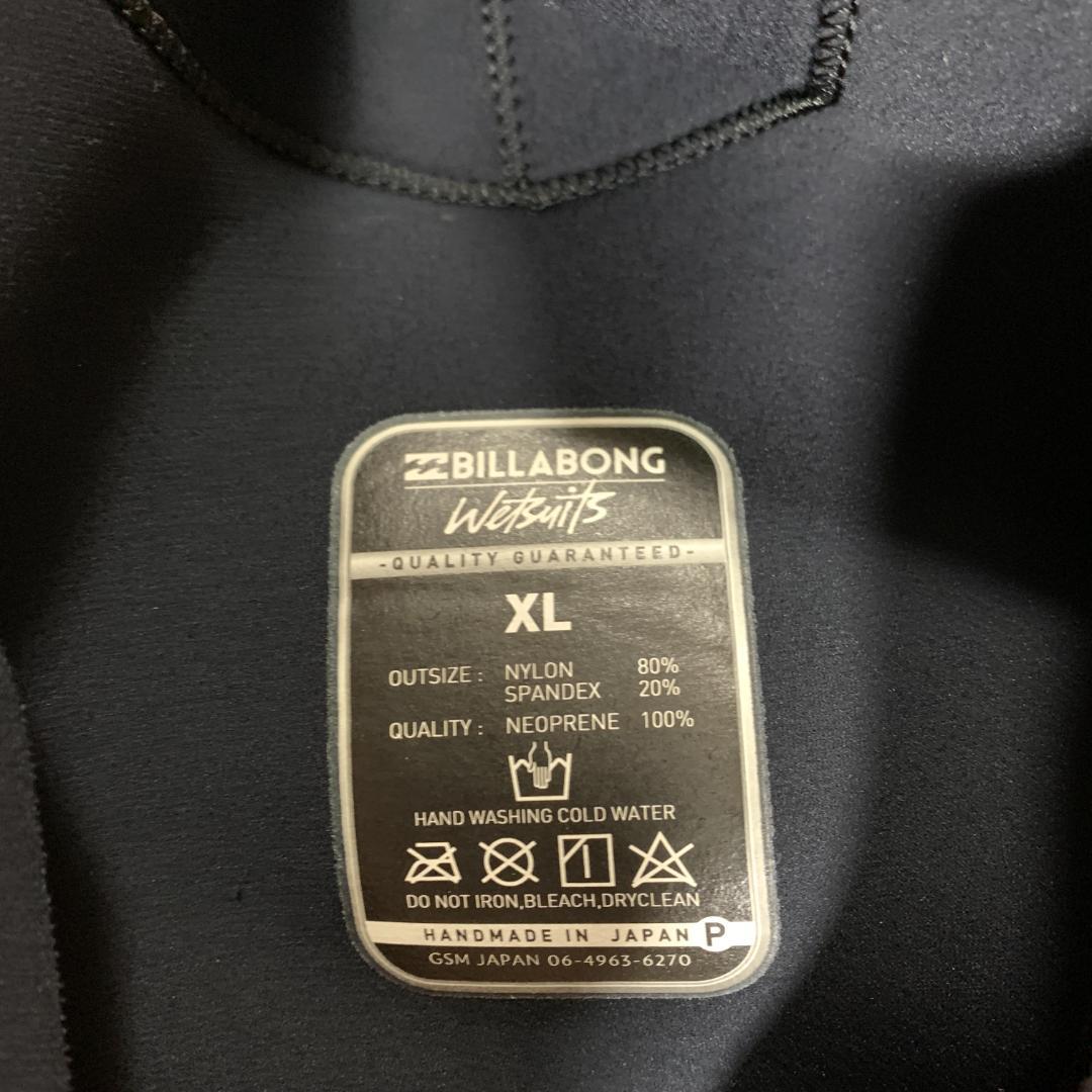 BILLABONG ビラボン セミドライ ウェットスーツ メンズ サーフィン