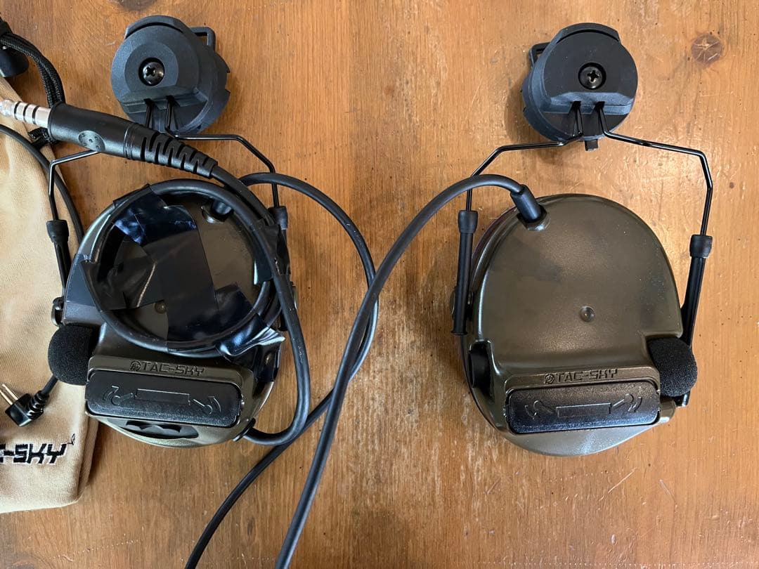 TAC-SKY Comtac III タイプ ヘッドセット オリーブ