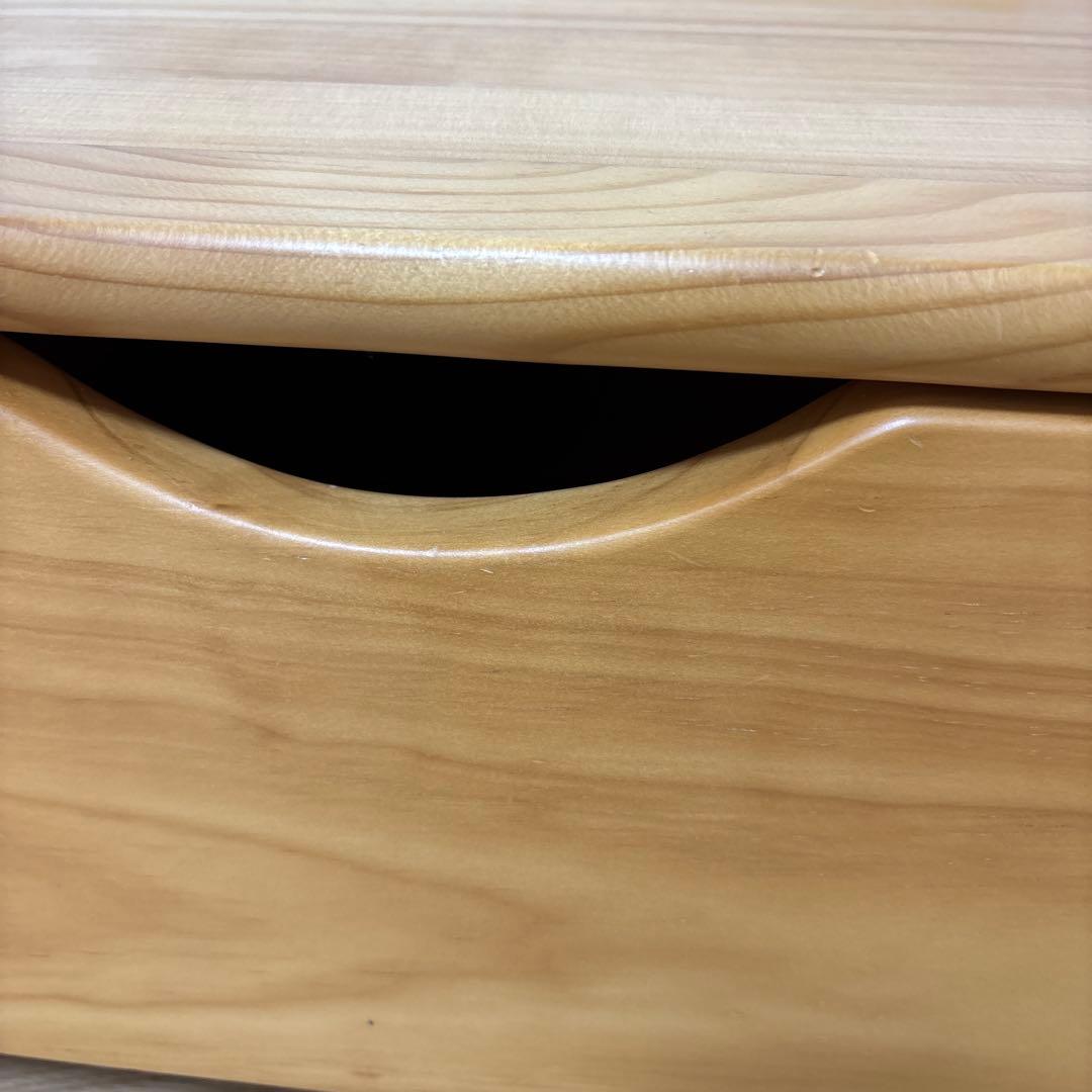 おはぎyamatoya ノスタ　木製ハンガーラック 引き出し付き