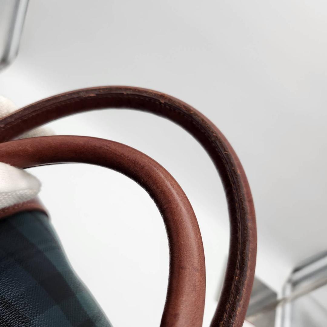 ポロラルフローレン ボストンバッグ 幅60 チェック柄 PVC 旅行鞄 メンズ