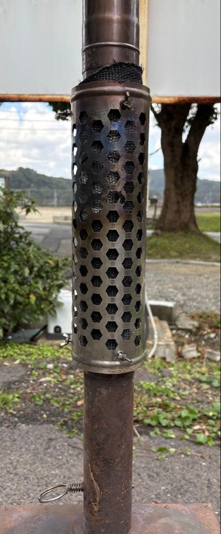 Soomloom二次燃焼薪ストーブ VistaV 延長煙突&煙突ガードセット