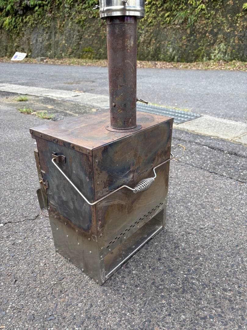 Soomloom二次燃焼薪ストーブ VistaV 延長煙突&煙突ガードセット