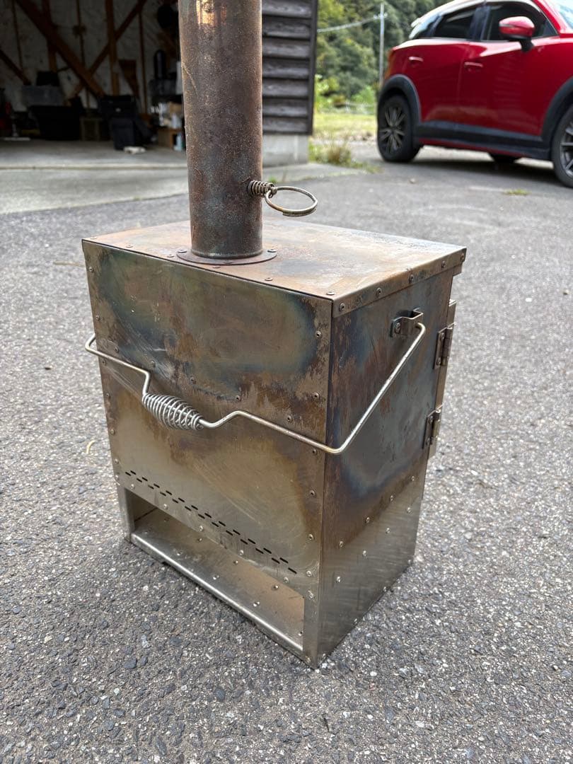 Soomloom二次燃焼薪ストーブ VistaV 延長煙突&煙突ガードセット