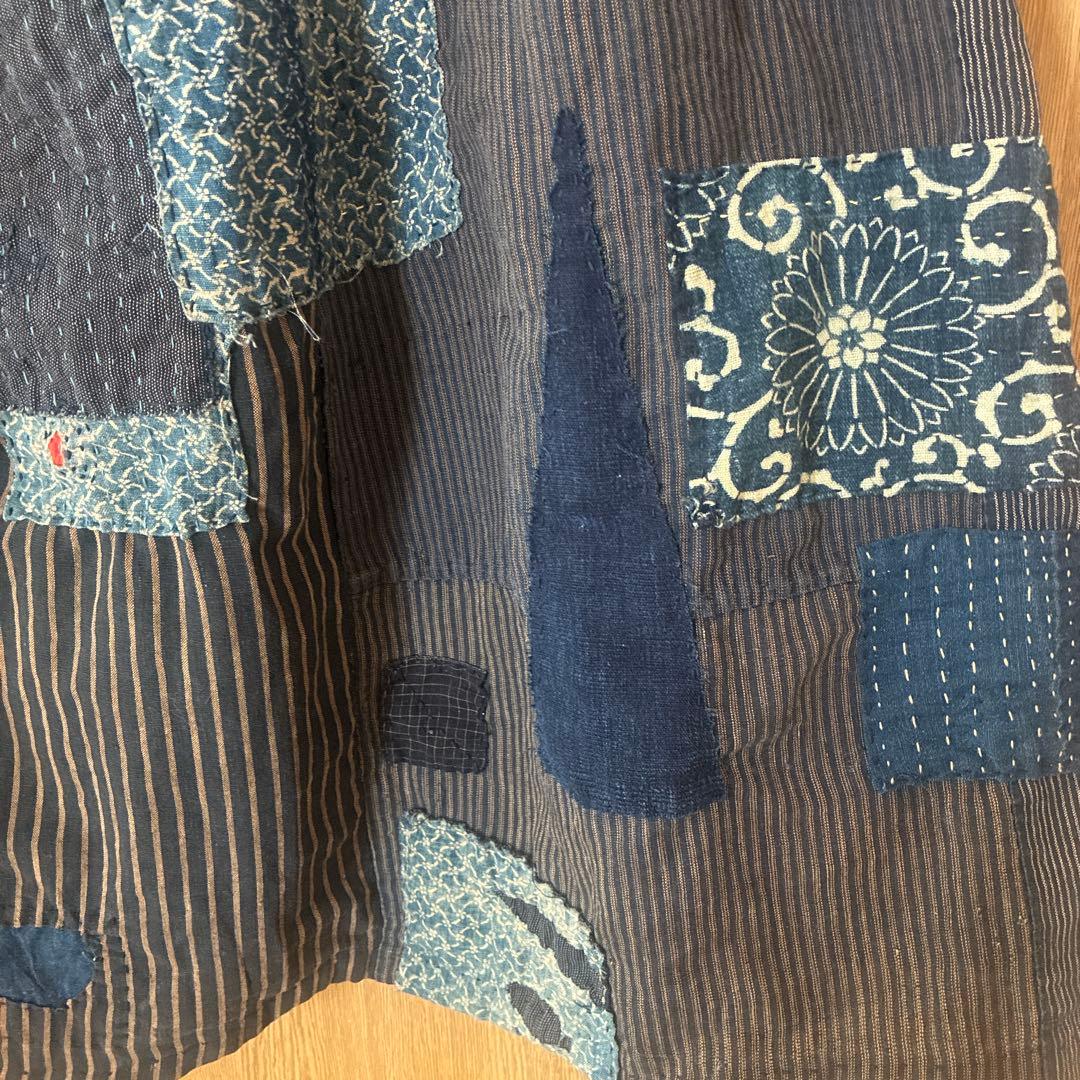 専用　古布　360度　ぐるっと一回り楽しめる縞を基調としたスカート