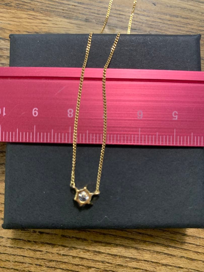 coco です　k18 ダイヤモンドネックレス0.22 18金のネックレス