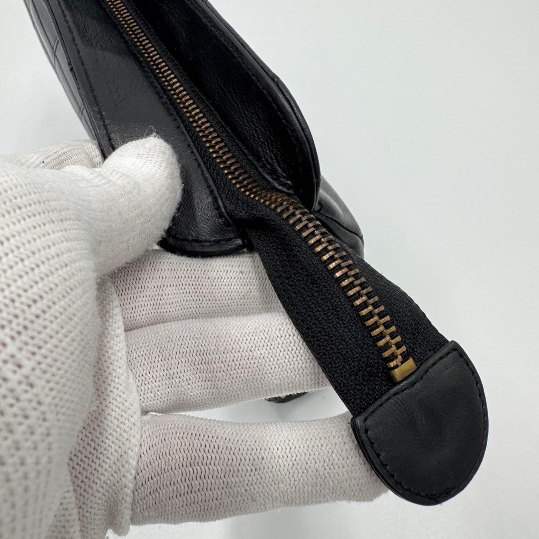 CHANEL シャネル ビコローレ ラム レザー クラッチバッグ セカンドバッグ