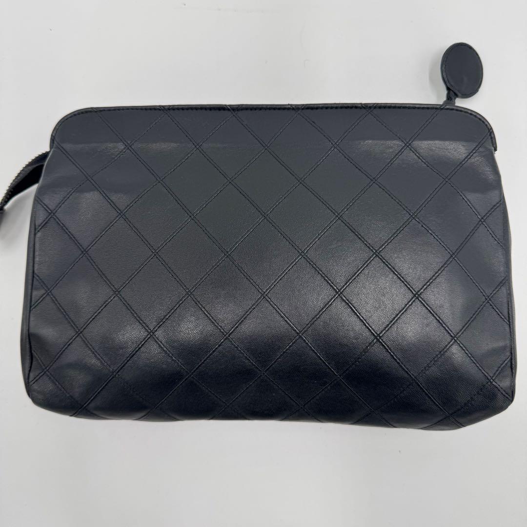 CHANEL シャネル ビコローレ ラム レザー クラッチバッグ セカンドバッグ