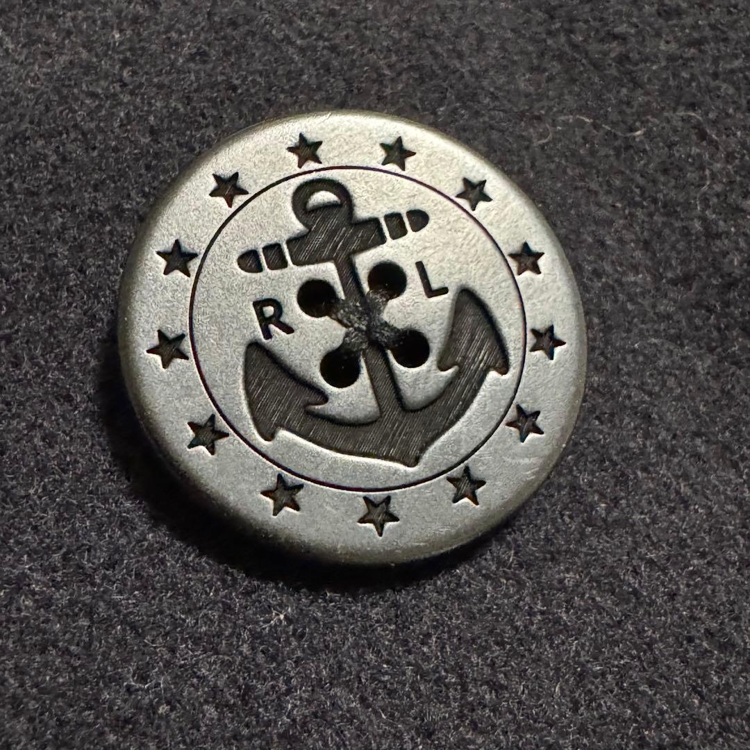 ポロラルフローレン ピーコート ウールコート いかりボタン Sサイズ ネイビー