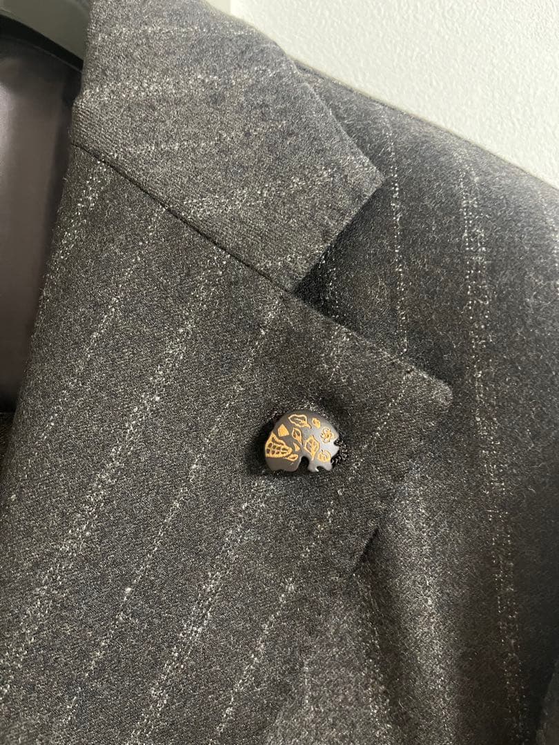 【美品】ガブリエレパジーニ 3ピース 48 スーツ ラルディーニ タリアトーレ