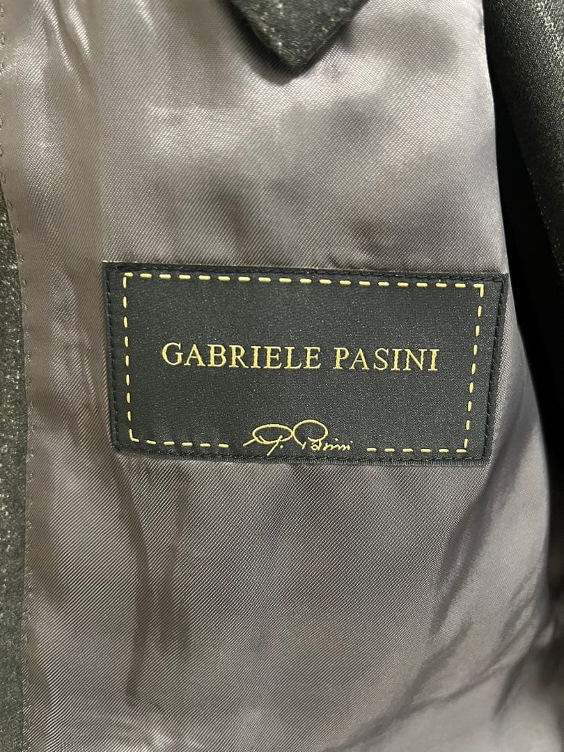 【美品】ガブリエレパジーニ 3ピース 48 スーツ ラルディーニ タリアトーレ