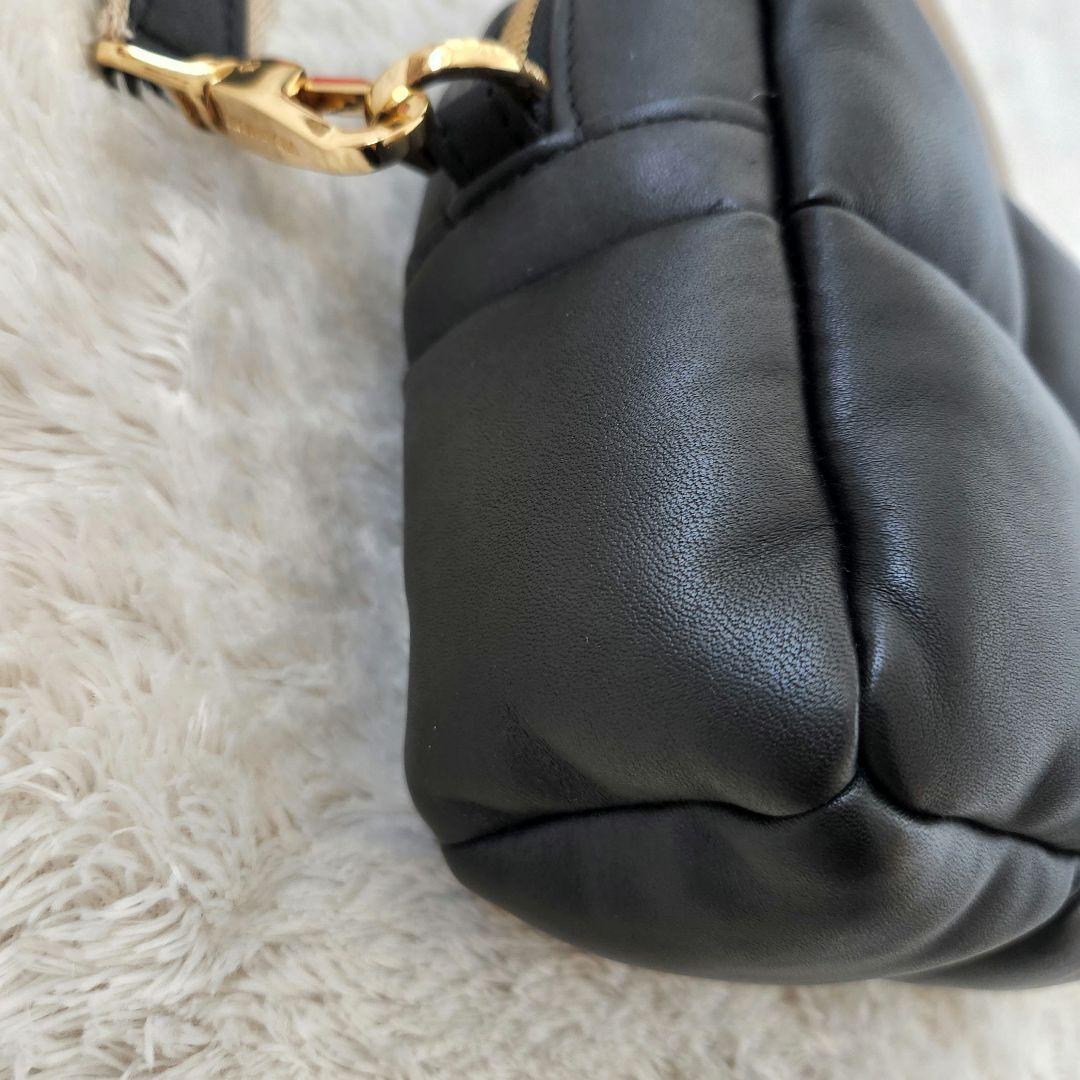 美品✨ヴィオラロード　キルティングレザーバッグ　ショルダー　ブラック