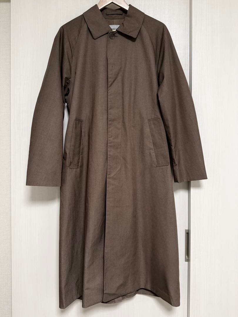 ヤエカ YAECA SOUTIEN COLLAR COAT LONG ブラウン