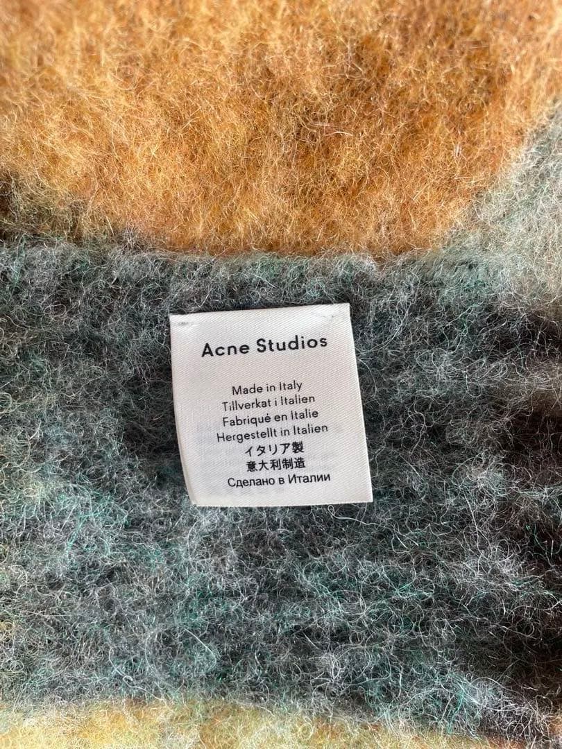 Acne Studios マフラー チェック柄