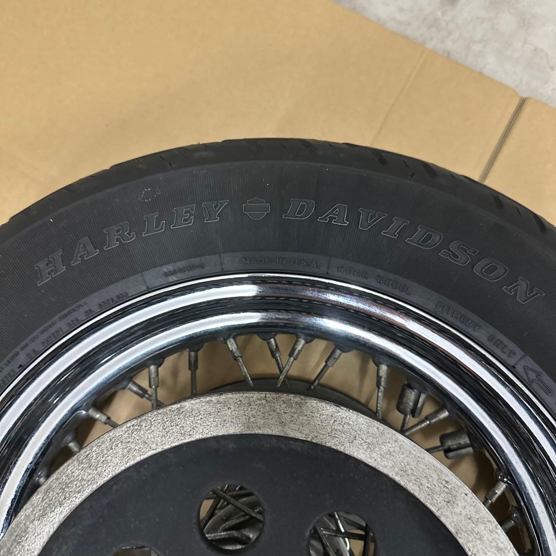ハーレーダビッドソン1999年式FLSTC 純正リアホイール
