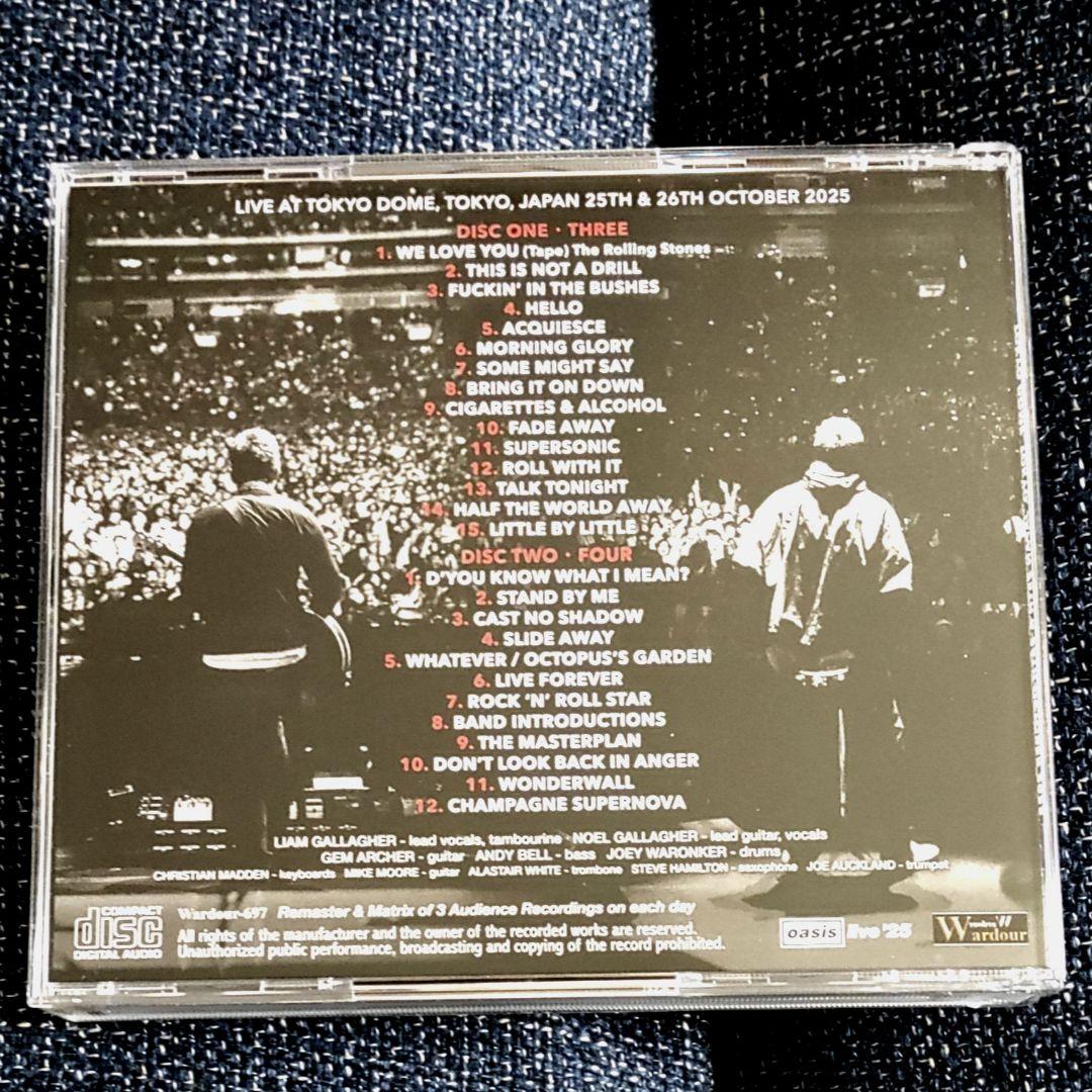 Oasis 東京ドーム2日間コンプリート チケット&DVD付き2nd Press