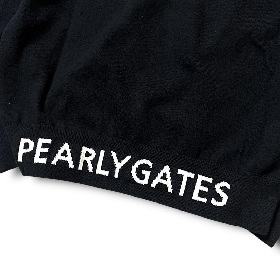 定価19,800円 パーリーゲイツ ビッグロゴ タートルネック 長袖ニット