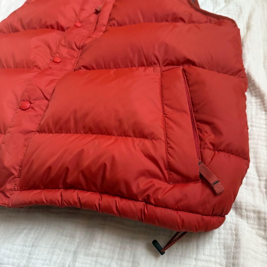 美品☆L.L.Bean エルエルビーン ダウンベスト オレンジ 極暖