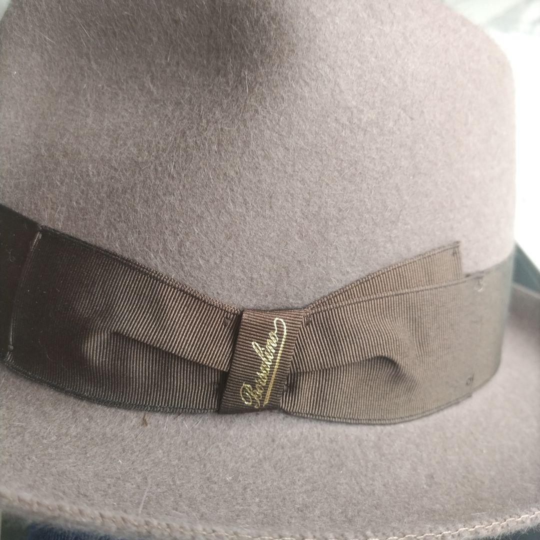 JUJU新品BORSALINOアレッサンドリアラインライトブラウン