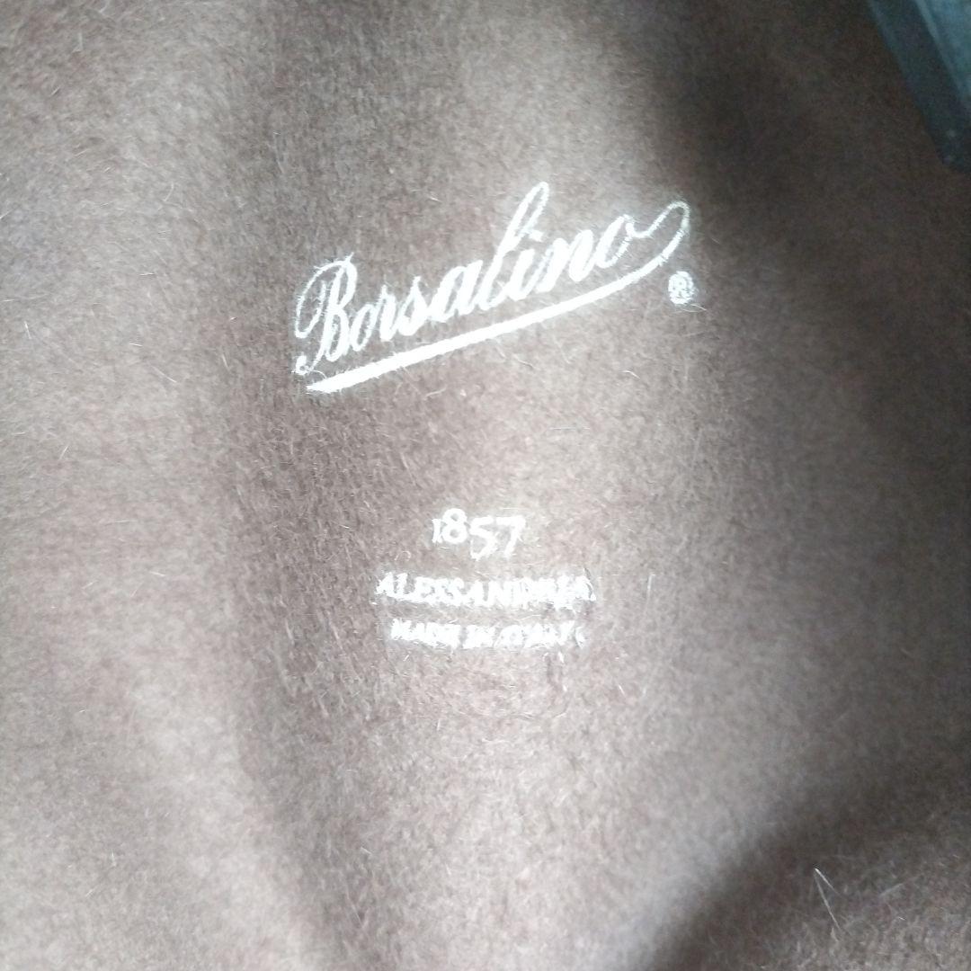 JUJU新品BORSALINOアレッサンドリアラインライトブラウン