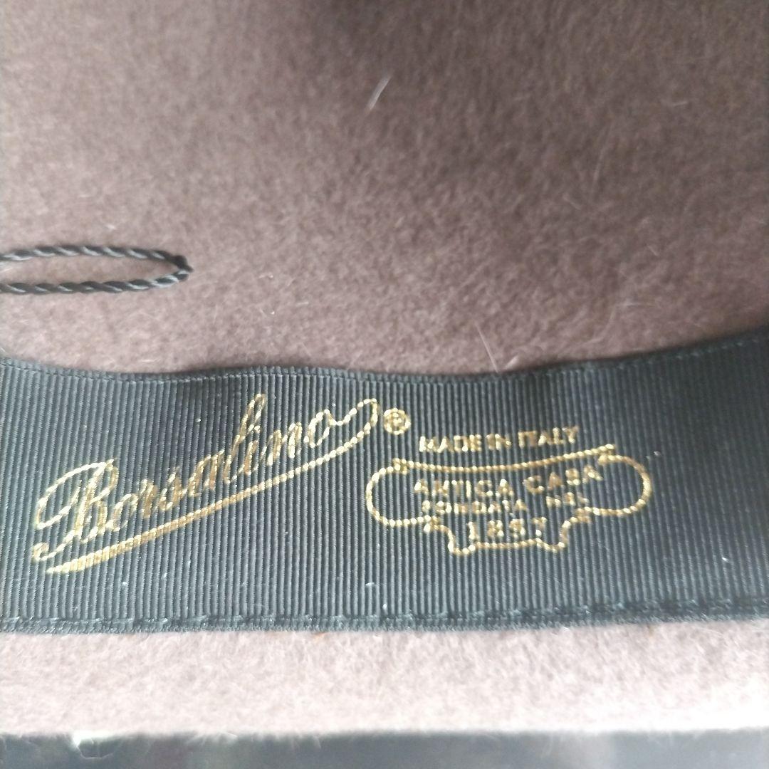 JUJU新品BORSALINOアレッサンドリアラインライトブラウン