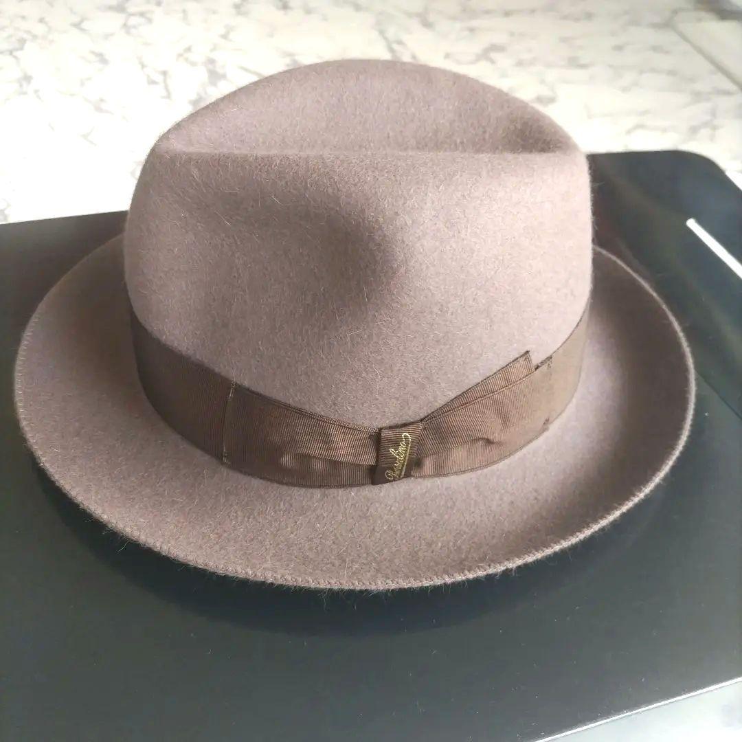 JUJU新品BORSALINOアレッサンドリアラインライトブラウン