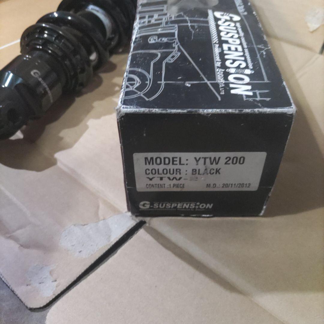 tw200 225 G-SUSPENSION ブラック サスペンションショック