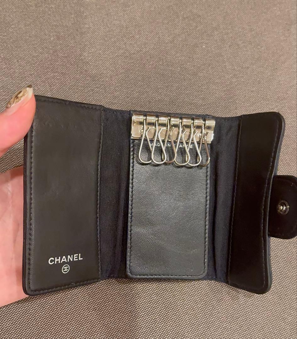 美品★CHANEL★マトラッセ　キーケース　ブラック　財布