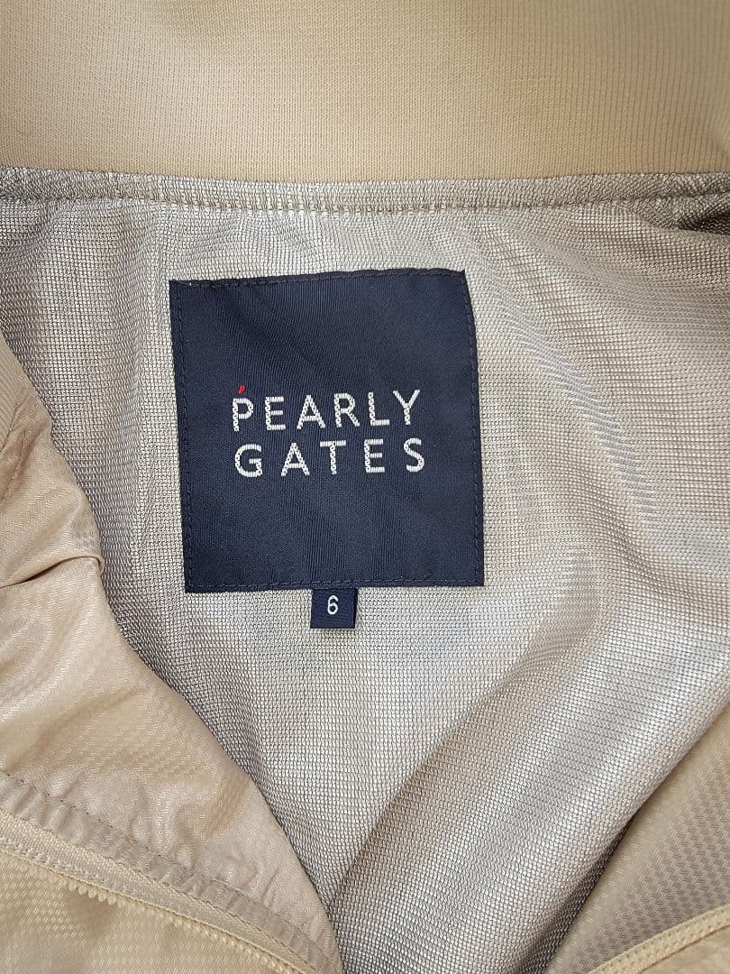 PEARLY GATES ジャケット サイズ6 ベージュ