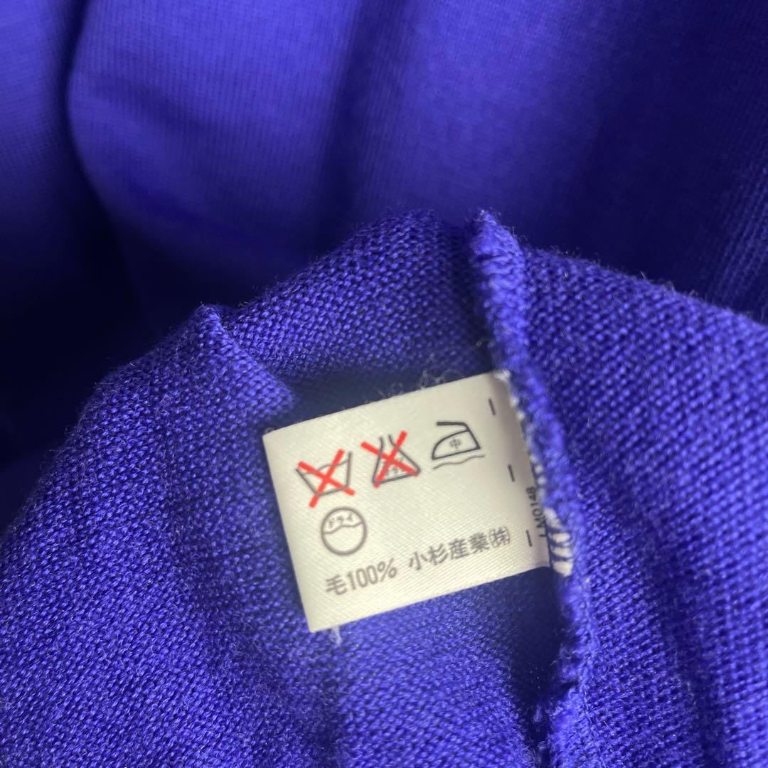 ケンゾー KENZO GOLF タートルネック セーター ニット ウール 刺繍