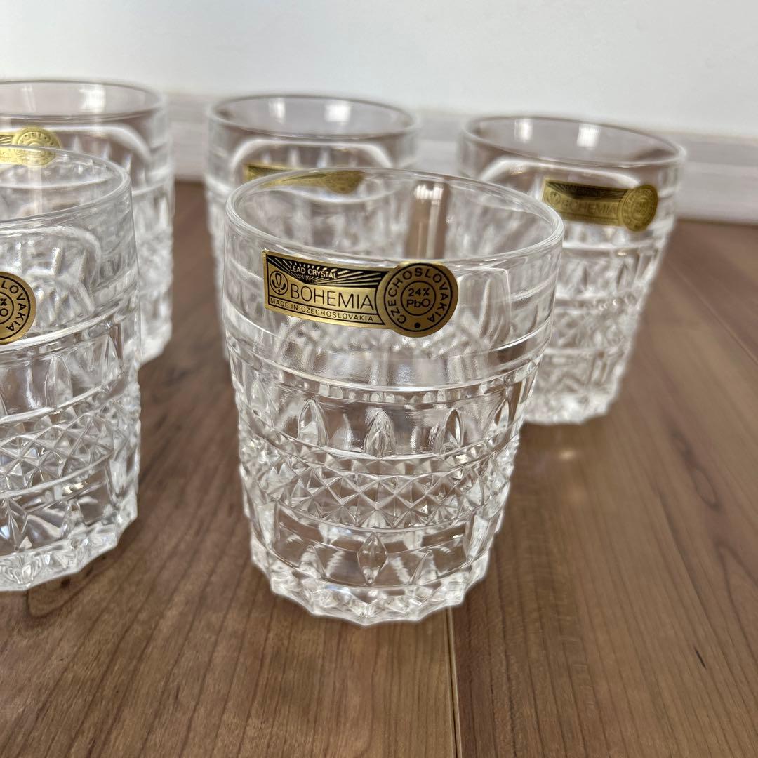 ボヘミアングラス デキャンタ グラス セット