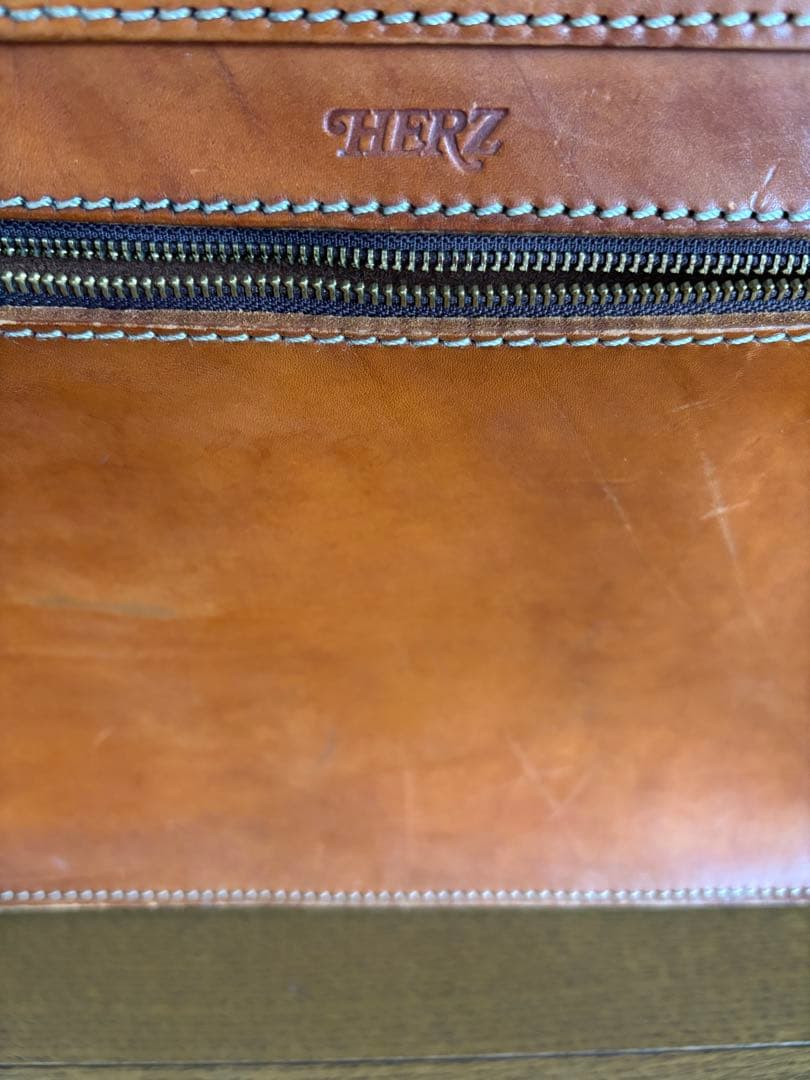 Herz ビジネスバッグ キャメル